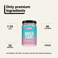 Strawberry Lemonade Essential Amino Acids Supplement | Naked EAAs - 26 Servings