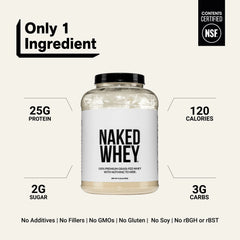 Grass Fed Whey Protein Powder | Naked Whey - 5LB