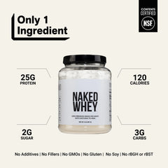 Grass Fed Whey Protein Powder | Naked Whey - 2LB
