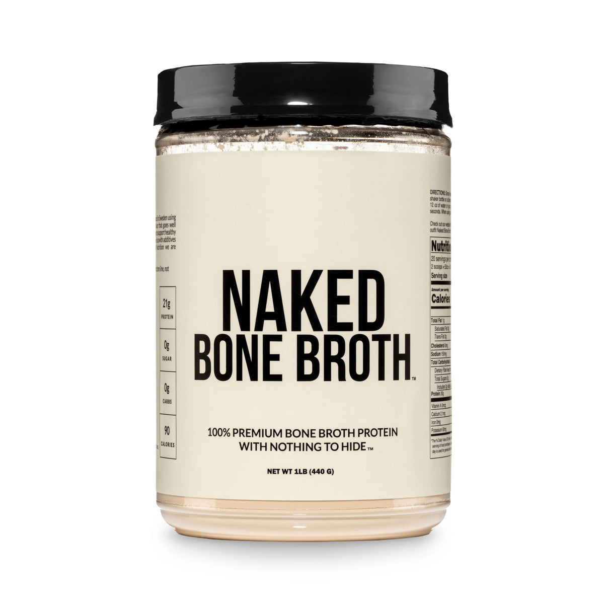 Bone Broth Protein Powder | Naked Bone Broth - 1LB