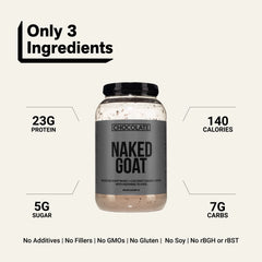 Chocolate Goat Whey Protein Powder | Naked Goat - 2lb