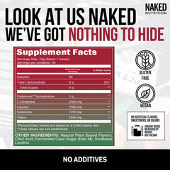 Cherry Lime Branched Chain Amino Acids | Naked BCAAs - 34 Servings
