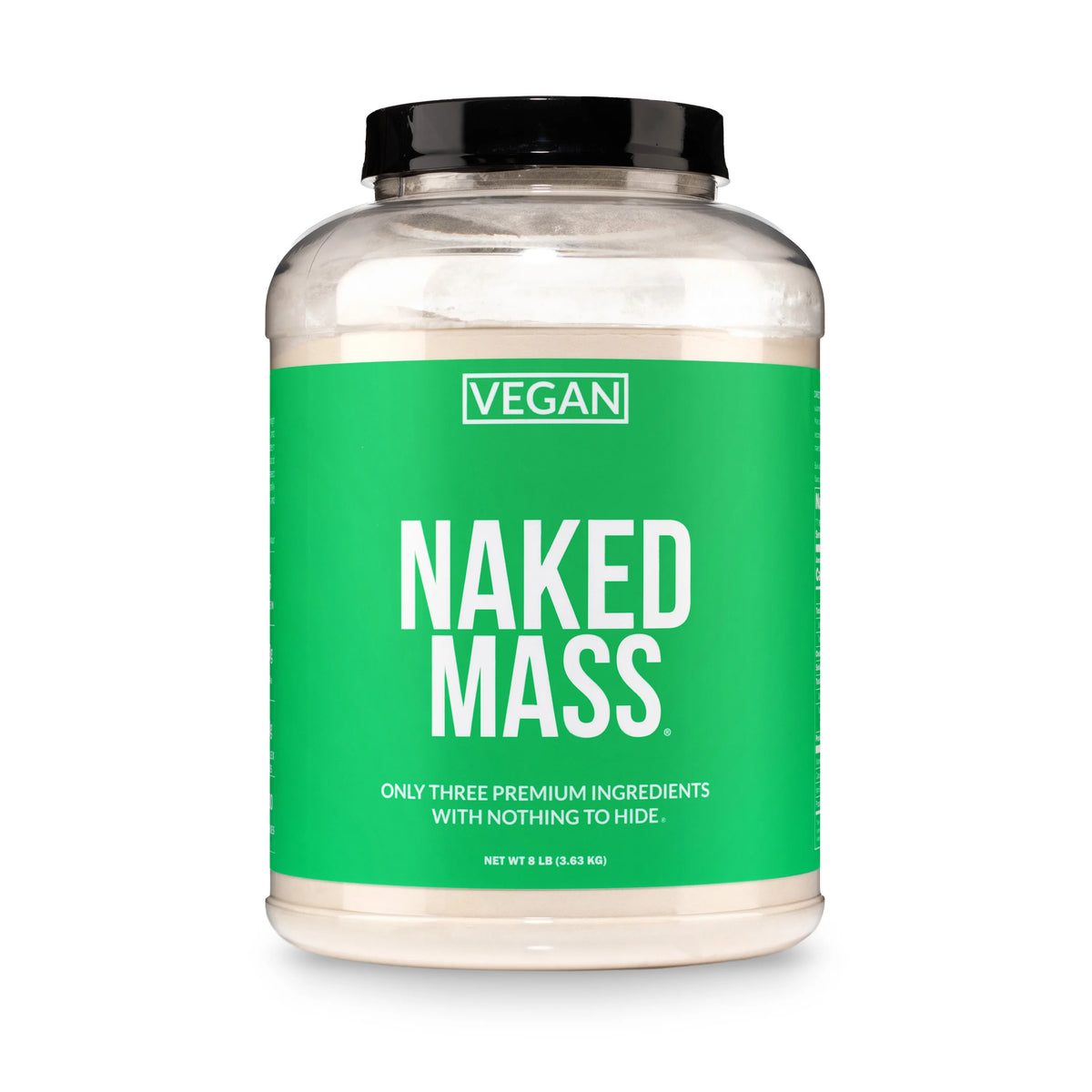 Vegan Mass Gainer Supplement | Naked Vegan Mass - 8LB